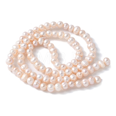 Natural Cultured Freshwater Pearl Beads Strands PEAR-I007-07L-04-1