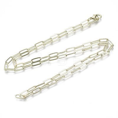 Brass Paperclip Chains MAK-S072-11A-14KC-1