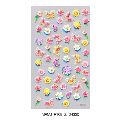 5D Watermark Slider Gel Nail Art MRMJ-R109-Z-D4330-1