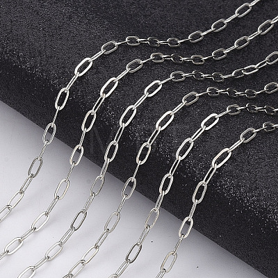 Brass Paperclip Chains X-CHC-S008-001D-P-1