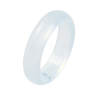 Dyed & Heated Natural Agate Finger Rings for Women RJEW-Z075-02Q-1