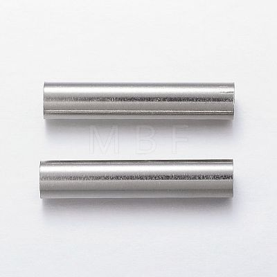 304 Stainless Steel Tube Beads STAS-P128-09-1