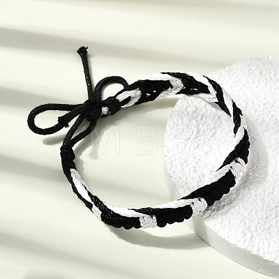 Adjustable Cotton Cord Braided Friendship Bracelets FB-CBA27E8-01A-1