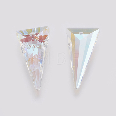 K9 Glass Rhinestone Pendants GLAA-K034-J05-1