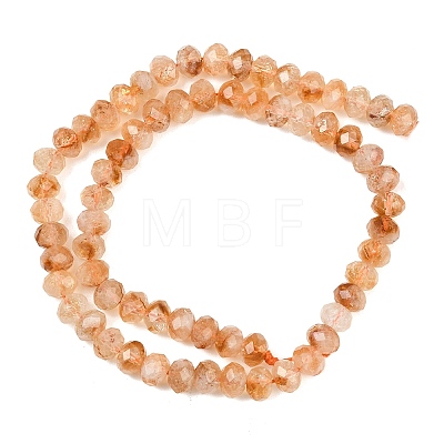 Heated Natural Citrine Beads Strands G-C259-A19-5x8mm-1