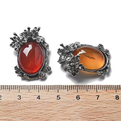 Natural Carnelian(Dyed & Heated) Pendants G-H083-01AS-07-1