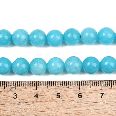 Dyed Natural White Jade Beads Strands GG-CBAD029-A07-8mm-1