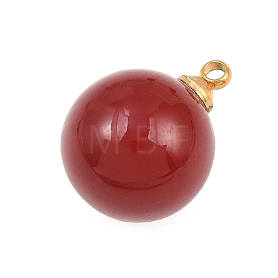 304 Stainless Steel Resin Pendants STAS-K322-10C-03-1