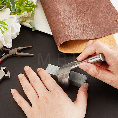 2 Pcs 2 Styles 45# Steel Leathercraft Tool TOOL-GA0001-30P-1