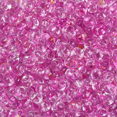 6/0 Spray Paint Glass Seed Beads SEED-H003-11J-1