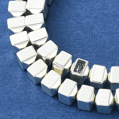 Electroplated Synthetic Non-Magnetic Hematite Beads Strands G-H020-I01-04-1