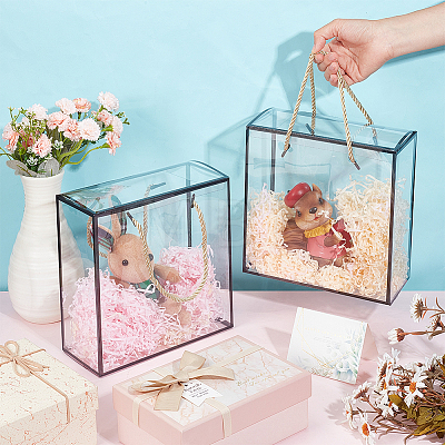 Transparent PP Plastic Gift Box AJEW-WH0166-06A-01-1