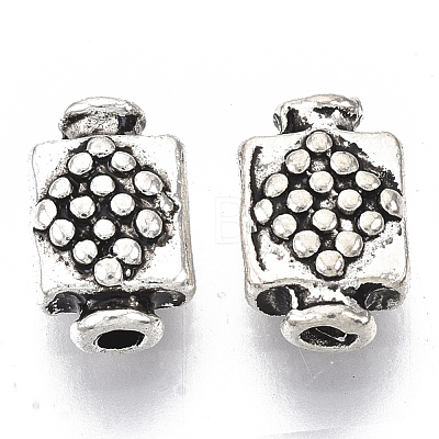 Tibetan Style Alloy Beads TIBE-R317-090AS-LF-1