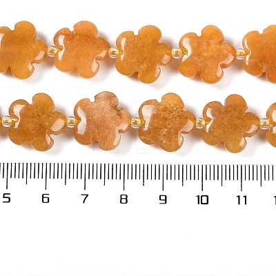 Natural Topaz Jade Beads Strands G-NH0028-01A-1