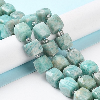 Natural Amazonite Beads Strands G-B065-A04-1
