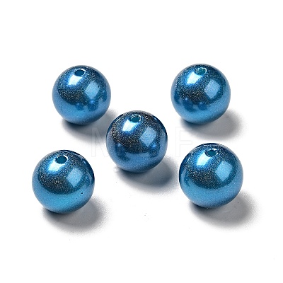 ABS Plastic Imitation Pearl Beads SACR-A001-02F-1