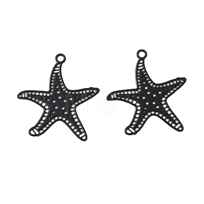 Spray Paint 430 Stainless Steel Pendants STAS-C153-02EB-1
