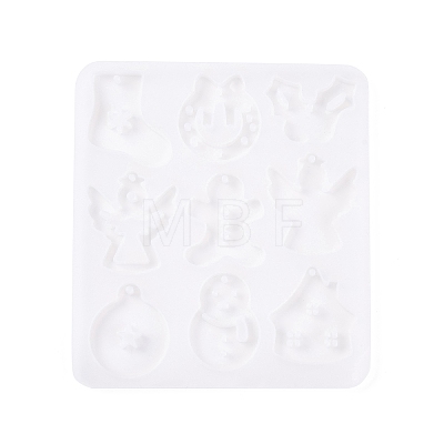 Christmas Pendants DIY Silicone Mold DIY-K073-19D-1