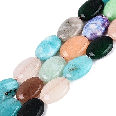Dyed Natural White Jade Beads Strands G-N370-01A-19-1