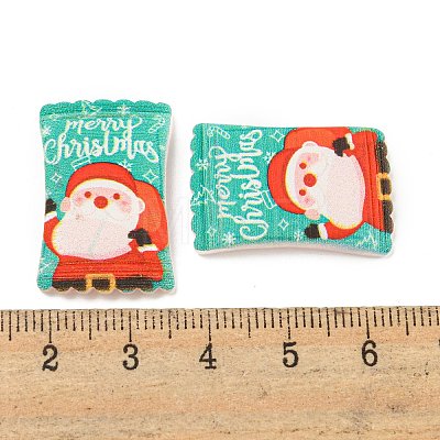 Christmas Theme Opaque Resin Decoden Cabochons CRES-B022-03D-1