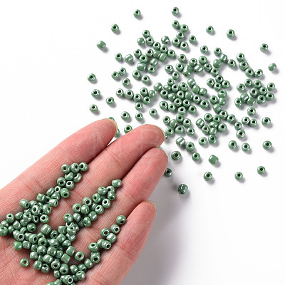 6/0 Glass Seed Beads SEED-US0003-4mm-127-1