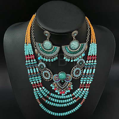 Turquoise Jewelry Sets FS-WG1F001-02-1