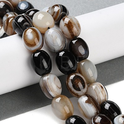 Natural Eye Agate Beads Strands G-NH0019-C04-07-1