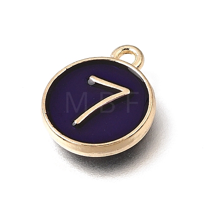Alloy Enamel Charms ENAM-T010-07I-1