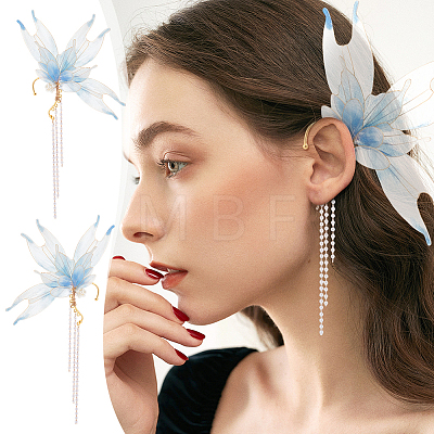 32Pcs 2 Colors Alloy Ear Cuff Findings FIND-UN0015-92-1