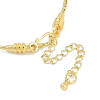 Brass Wheat Chains Bracelets BJEW-C085-02G-1