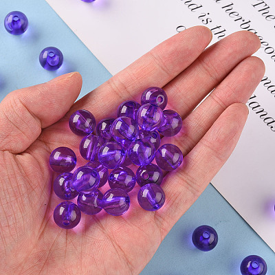 Transparent Acrylic Beads X-MACR-S370-A12mm-748-1