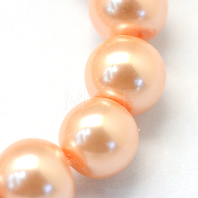 Baking Painted Glass Pearl Bead Strands HY-Q003-3mm-18-1