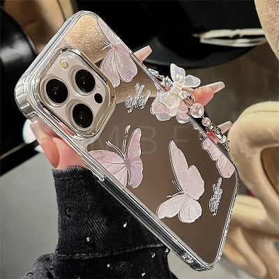 Ins mirror Butterfly Cartoon Shell TPU Plastic Mobile Phone Cover PW-WGD834D-09-1