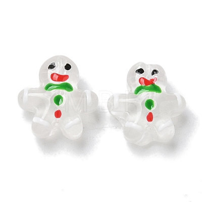 Christmas Handmade Lampwork Beads Strands LAMP-M021-02B-1