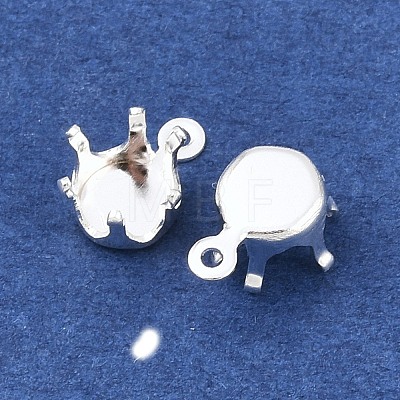 Brass Sew on Prong Settings KK-C163-12S-1