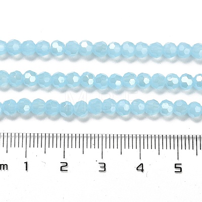 Imitation Jade Glass Beads Stands EGLA-A035-J4mm-B04-1
