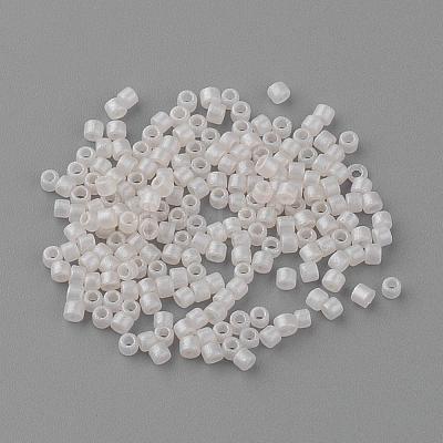 Baking Paint Cylinder Seed Beads SEED-R041-21-1