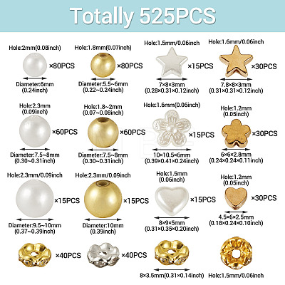 525Pcs Plastic Set KY-TA0001-65B-1