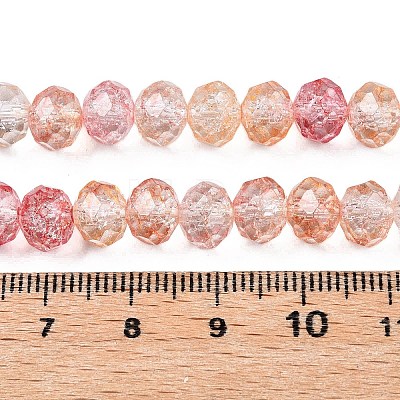 Transparent Glass Beads Strands X-GLAA-T023-4mm-A06-1