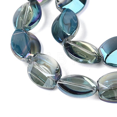 Electroplate Glass Beads Strands EGLA-Q134-02A-B04-1