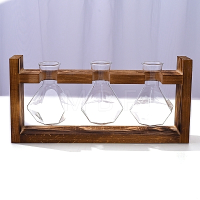 Glass Hydroponics Container Desktop Art Decoration PW-WG9273D-06-1