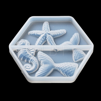 Sea Animal Ornament DIY Silicone Molds DIY-P078-03B-1