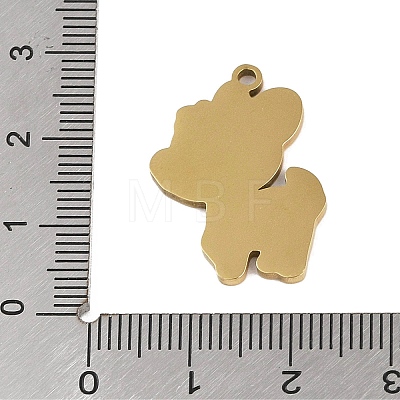 304 Stainless Steel Pendants STAS-C095-42G-1