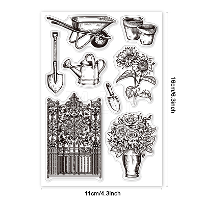 Custom PVC Plastic Clear Stamps DIY-WH0448-0543-1