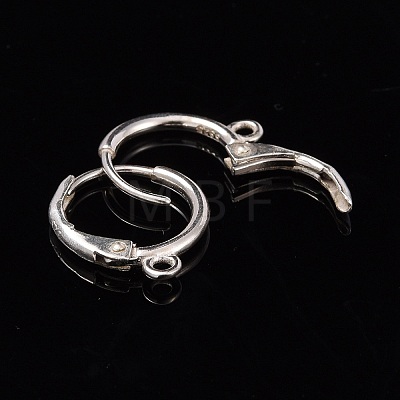 925 Sterling Silver Leverback Earring Findings X-STER-I017-090P-1