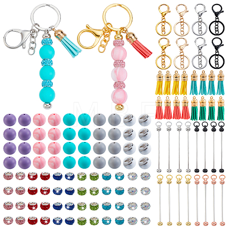 DIY Jewelry Keychain Kits DIY-GA0010-16-1