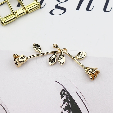 Alloy Rose Pendants PW-WG51934-01-1