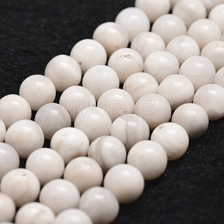 Natural White Crazy Lace Agate Bead Strands X-G-D840-55-10mm-1