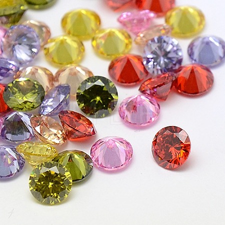 Cubic Zirconia Cabochons ZIRC-M002-10mm-1