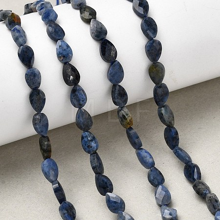 Natural Dumortierite Beads Strands G-B159-A04-1